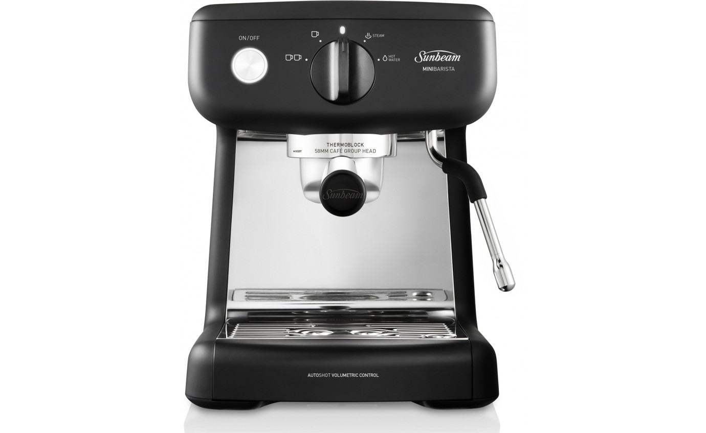 Sunbeam Mini Barista Coffee Machine (Black) EM4300K
