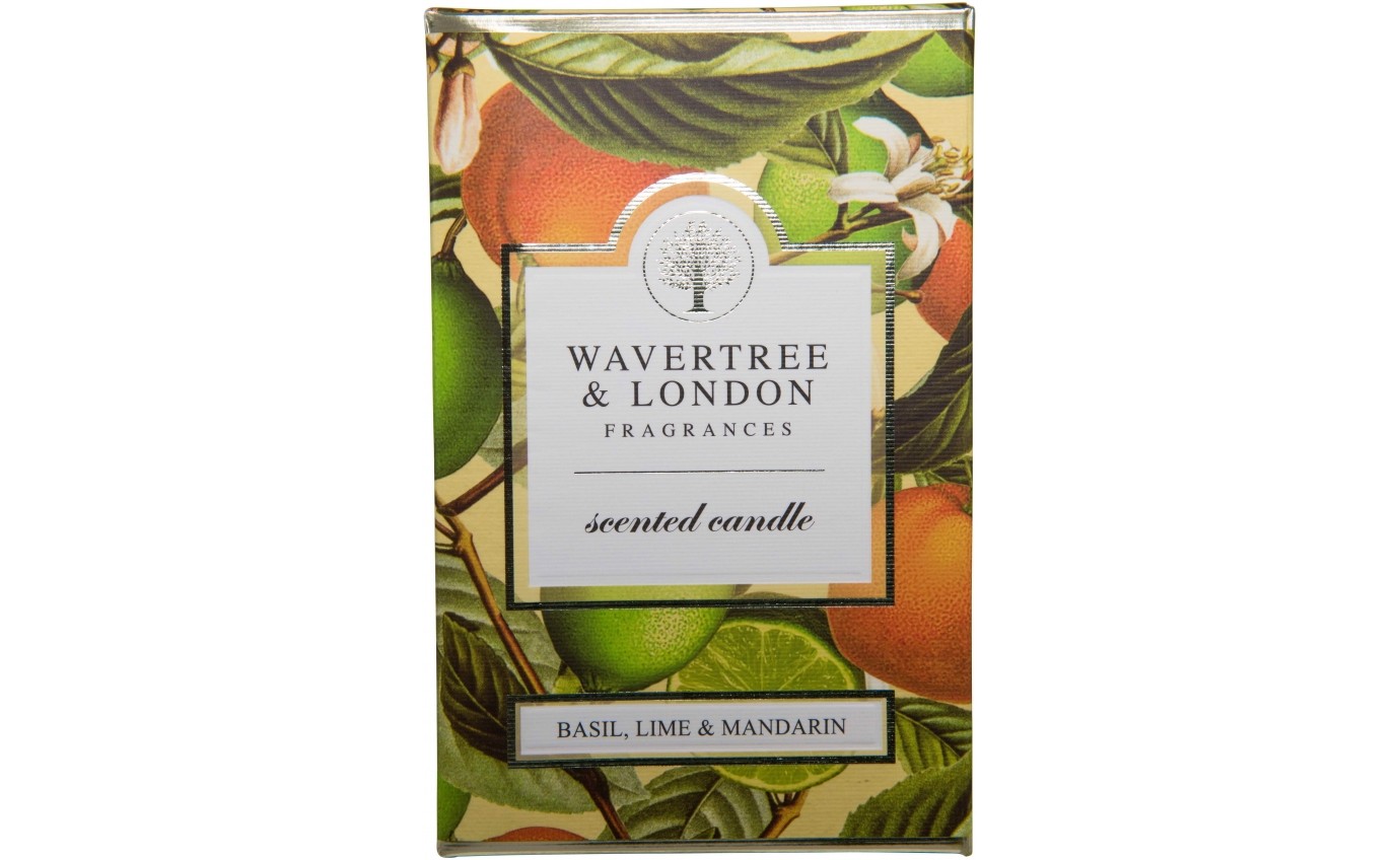 Wavertree & London Basil Lime & Mandarin Candle 9347774000500