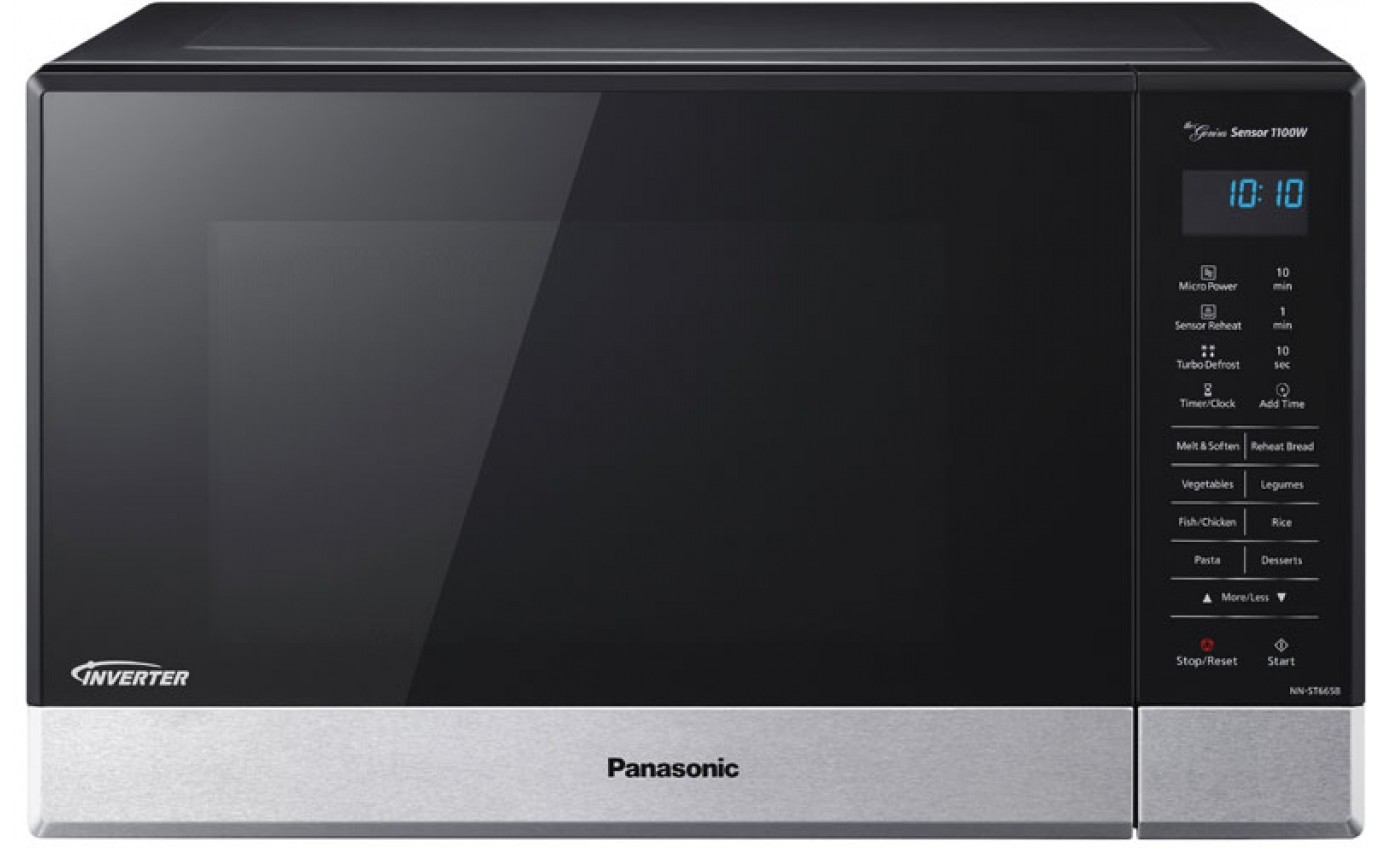 Panasonic 32L 1100W Inverter Sensor Microwave Oven (Black) NNST665BQPQ