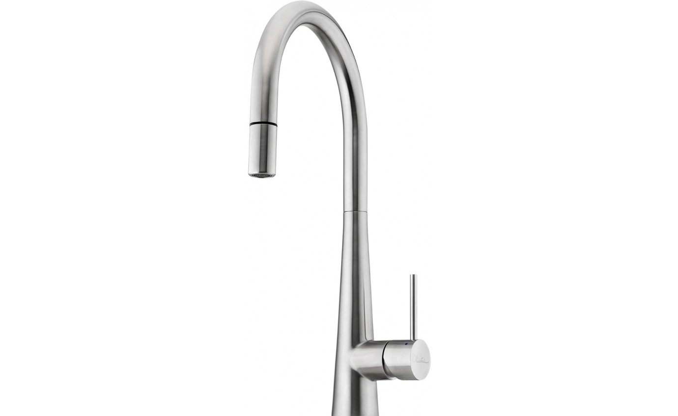 Oliveri Essente Stainless Steel Goose Neck Tap SS2525