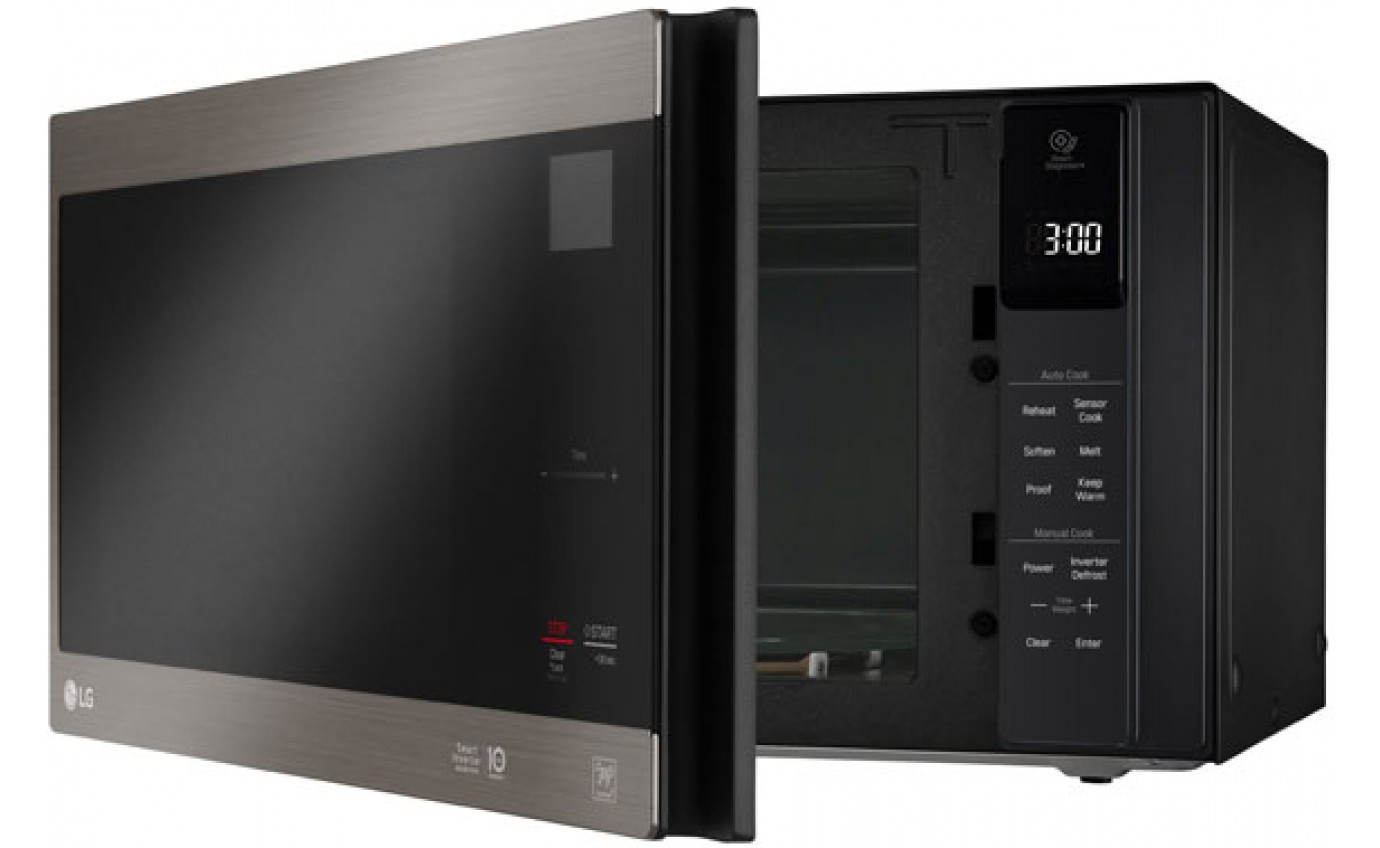 LG 42L 1200W NeoChef® Smart Inverter Microwave Oven (Black/Stainless) MS4296OBSS