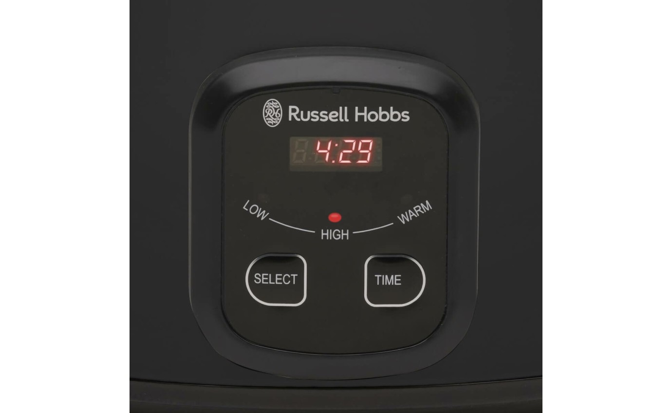 Russell Hobbs Searing Slow Cooker 6L (Matte Black) RHSC650BLK
