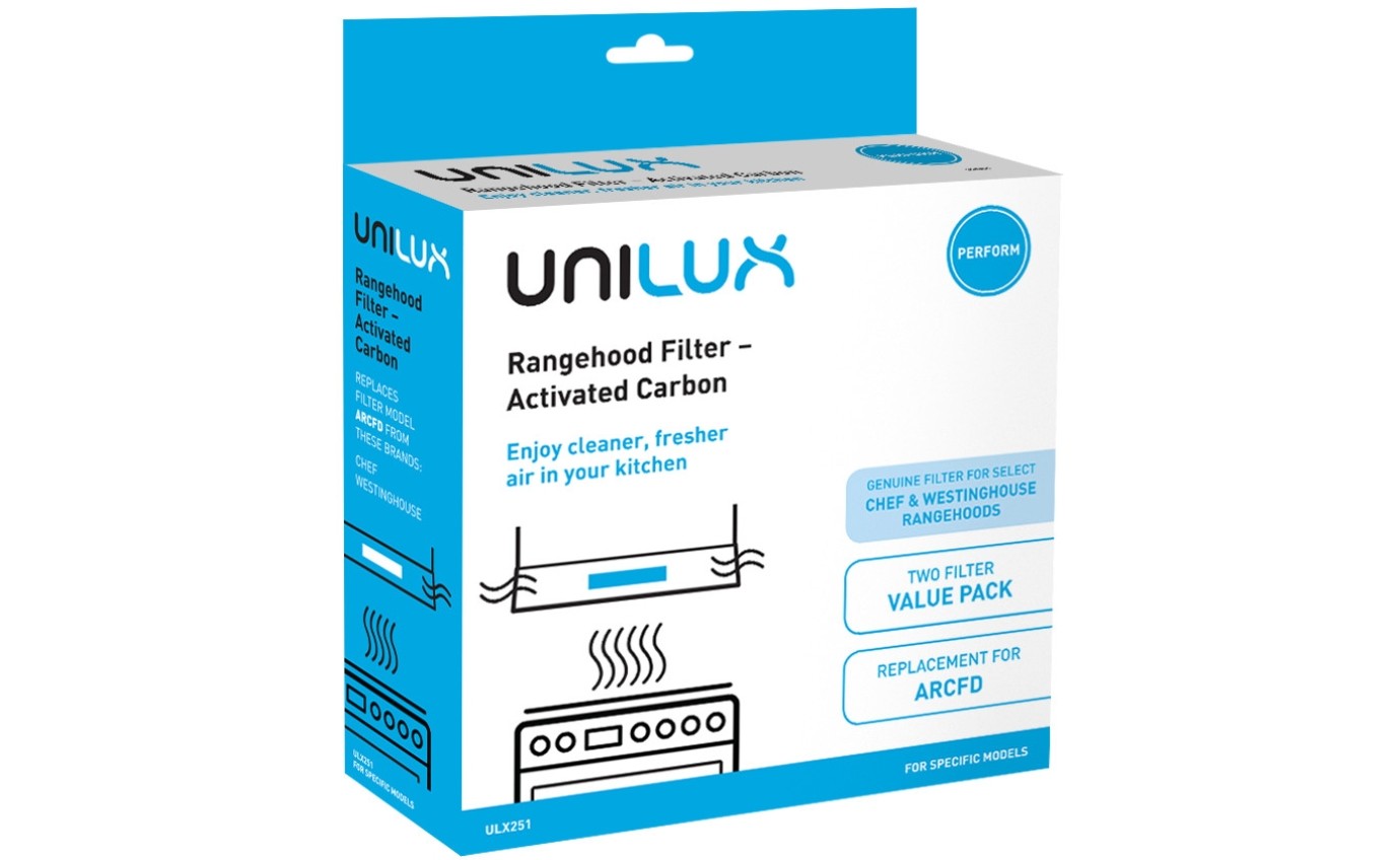 Unilux Activated Carbon Rangehood Filter (2 Pack) ULX251