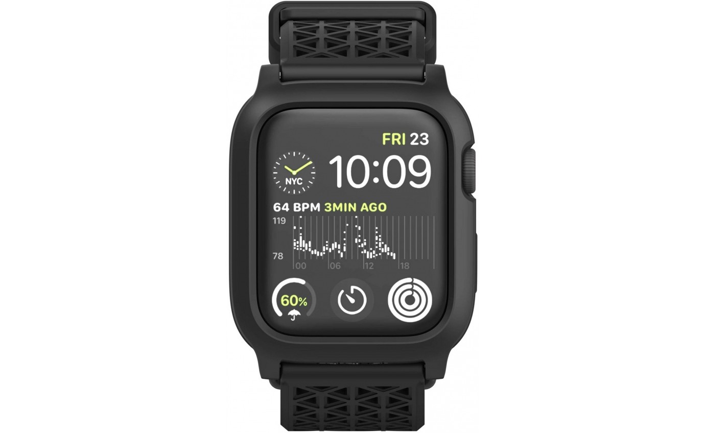 Catalyst Impact Protection Case for Apple Watch [44mm] (Stealth Black) CAT44DROP5BLK