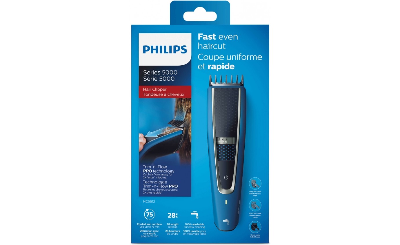 Philips Series 5000 Washable Hair Clipper HC561215 | Retravision