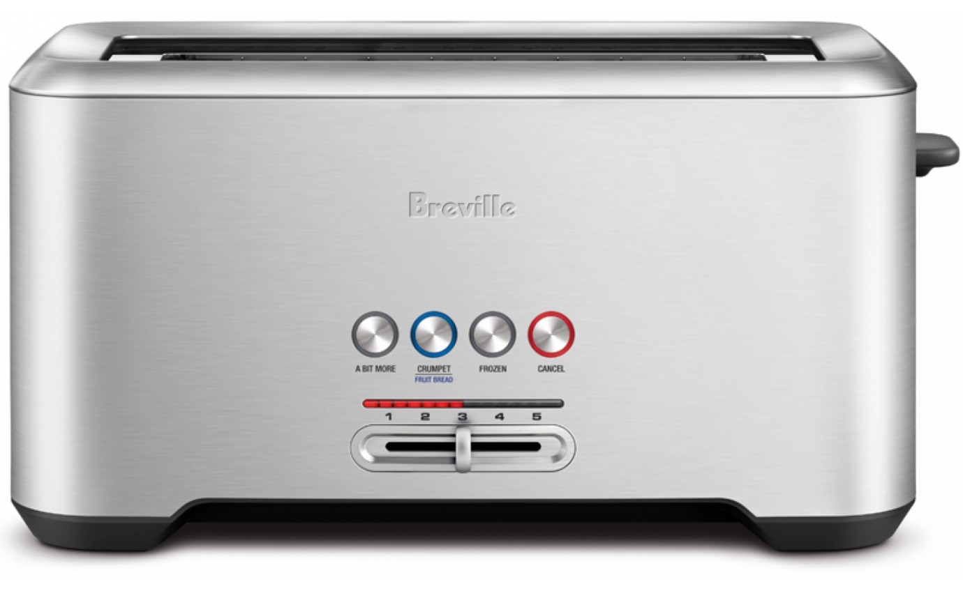 Breville the Lift & Look® Pro 4 Slice Toaster (Stainless Steel) BTA730BSS