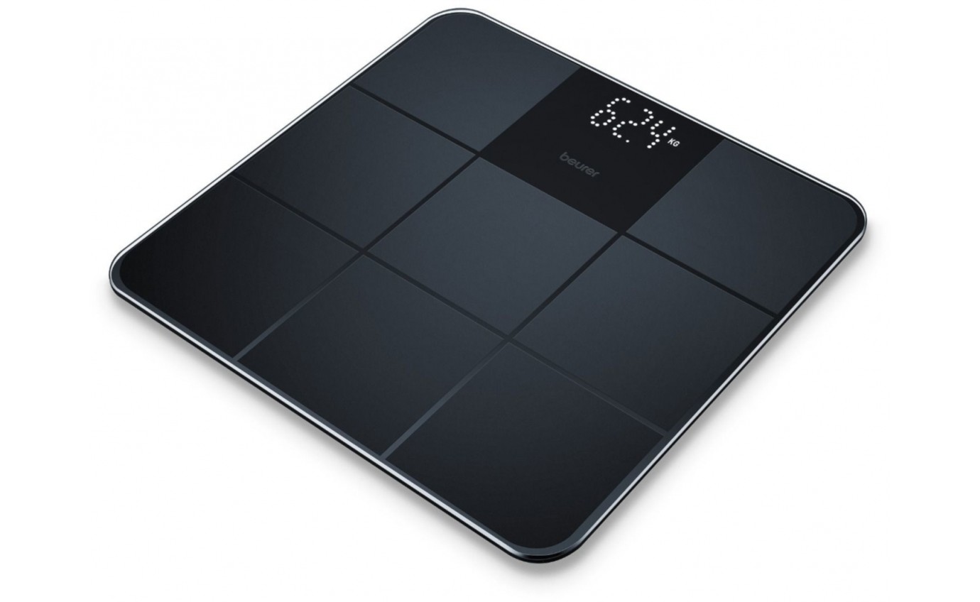 Beurer Digital Glass Bathroom Scale (Black) GS235