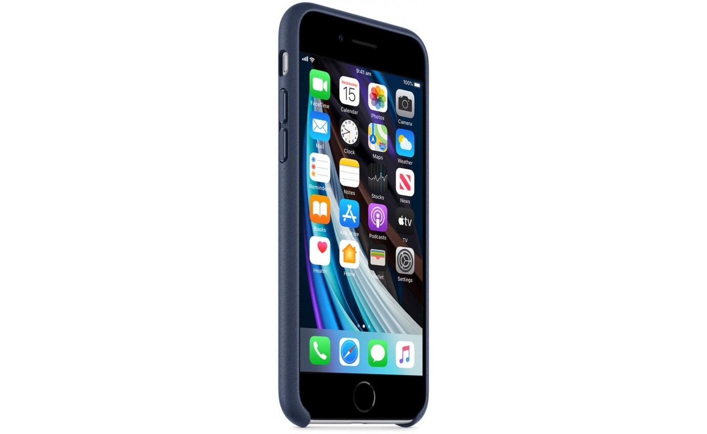 Apple iPhone SE Leather Case (Midnight Blue) MXYN2FEA
