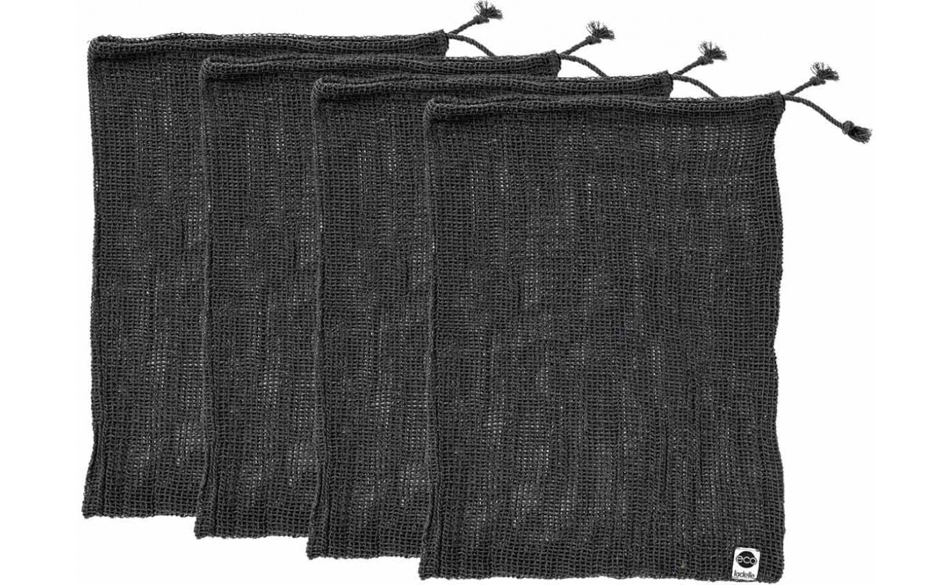 Ladelle 4 Pack Recycled Cotton Mesh Produce Bags 16027