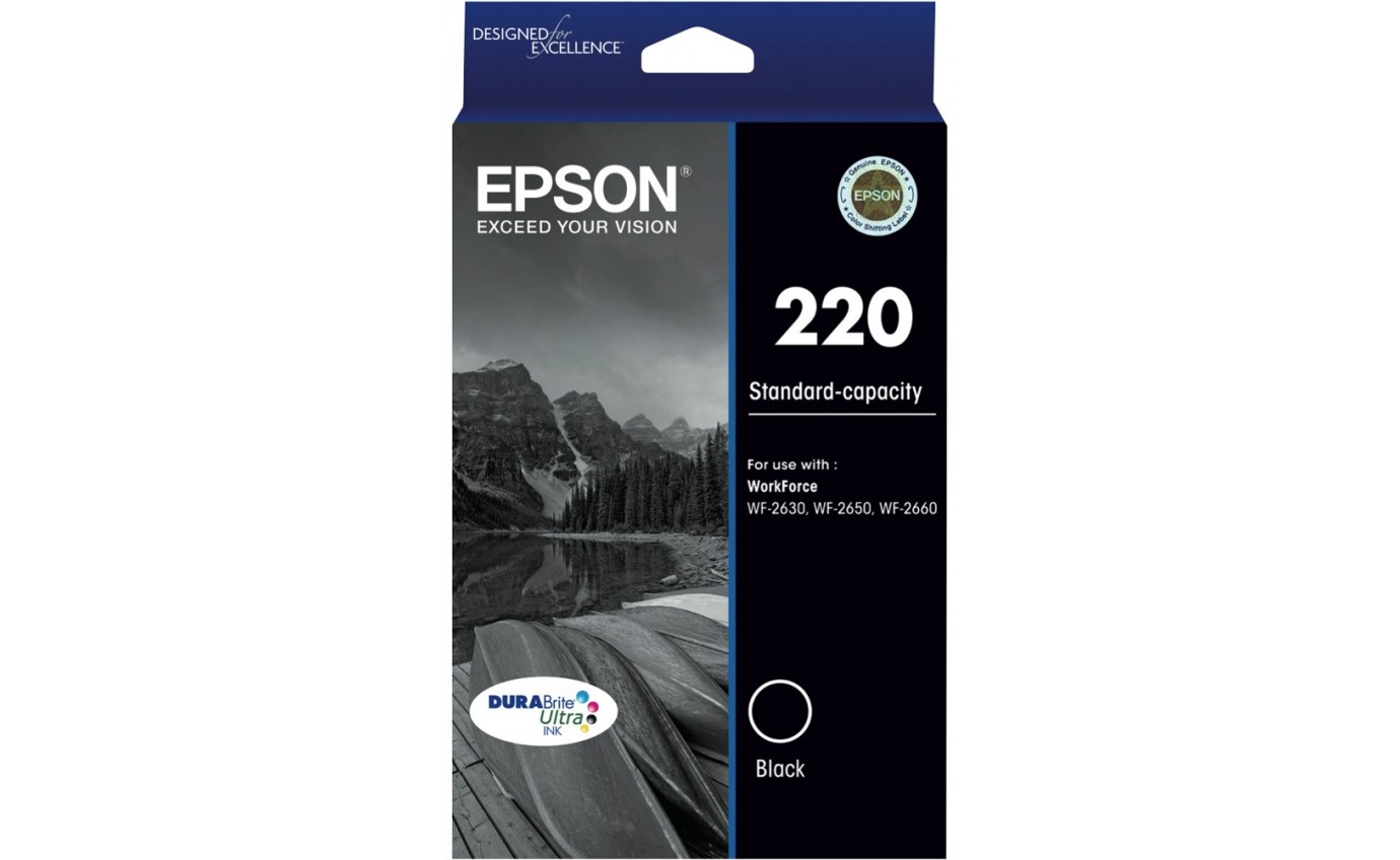 Epson 220 DURABrite Ultra Ink Cartridge (Black) T293192