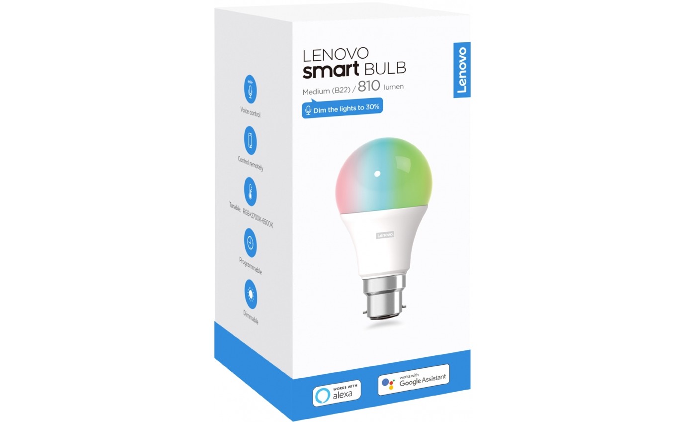 Lenovo Smart Bulb (B22) [Colour] ZG38C02998