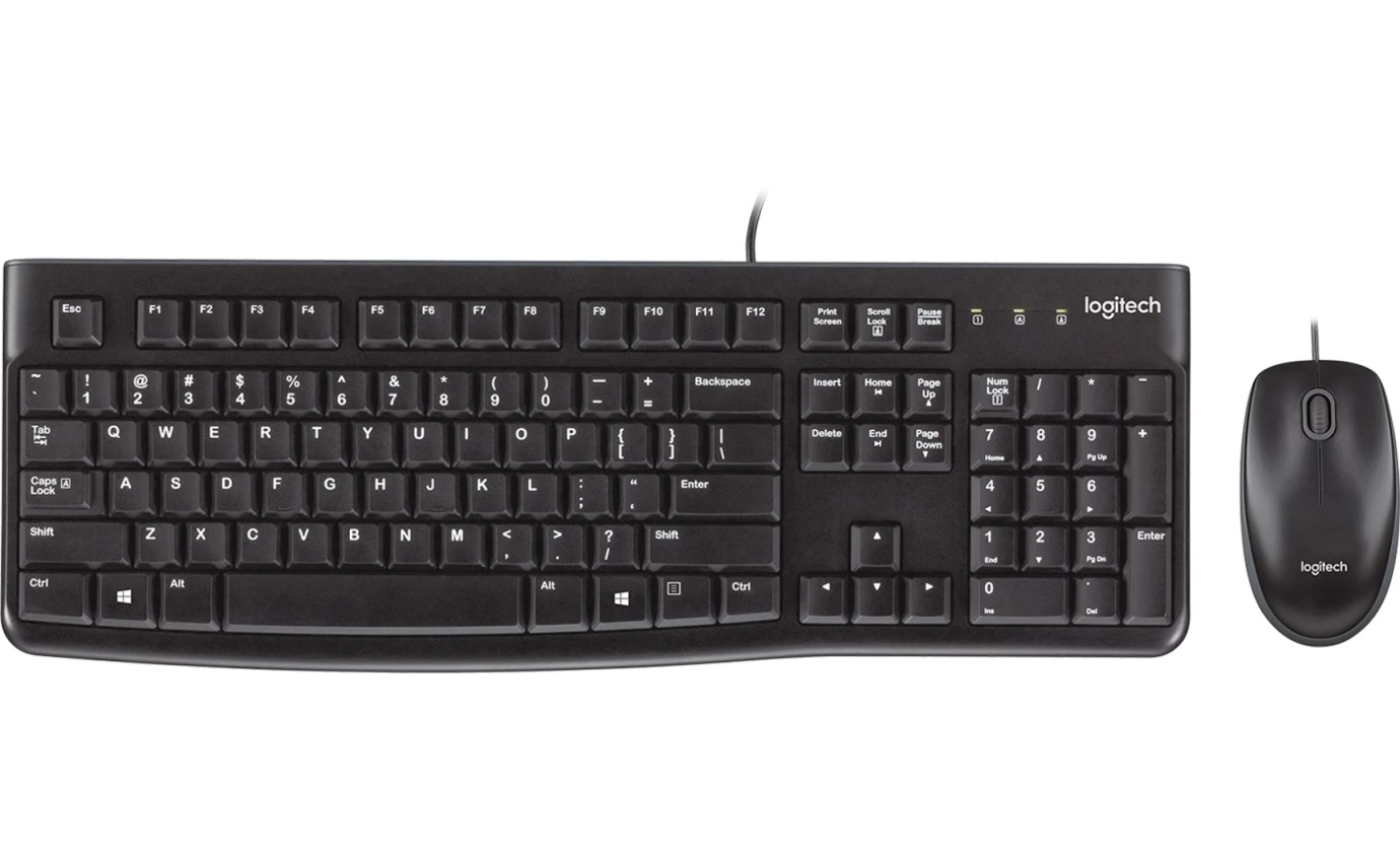 Logitech MK120 Wired Keyboard and Mouse Combo 920002586