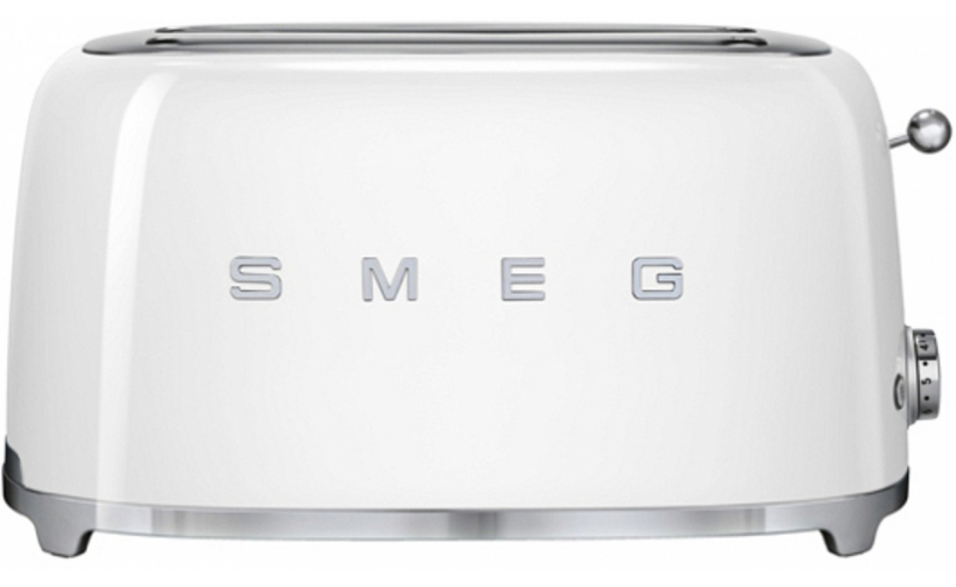 Smeg 50s Retro Style 4 Slice Toaster (White) TSF02WHAU