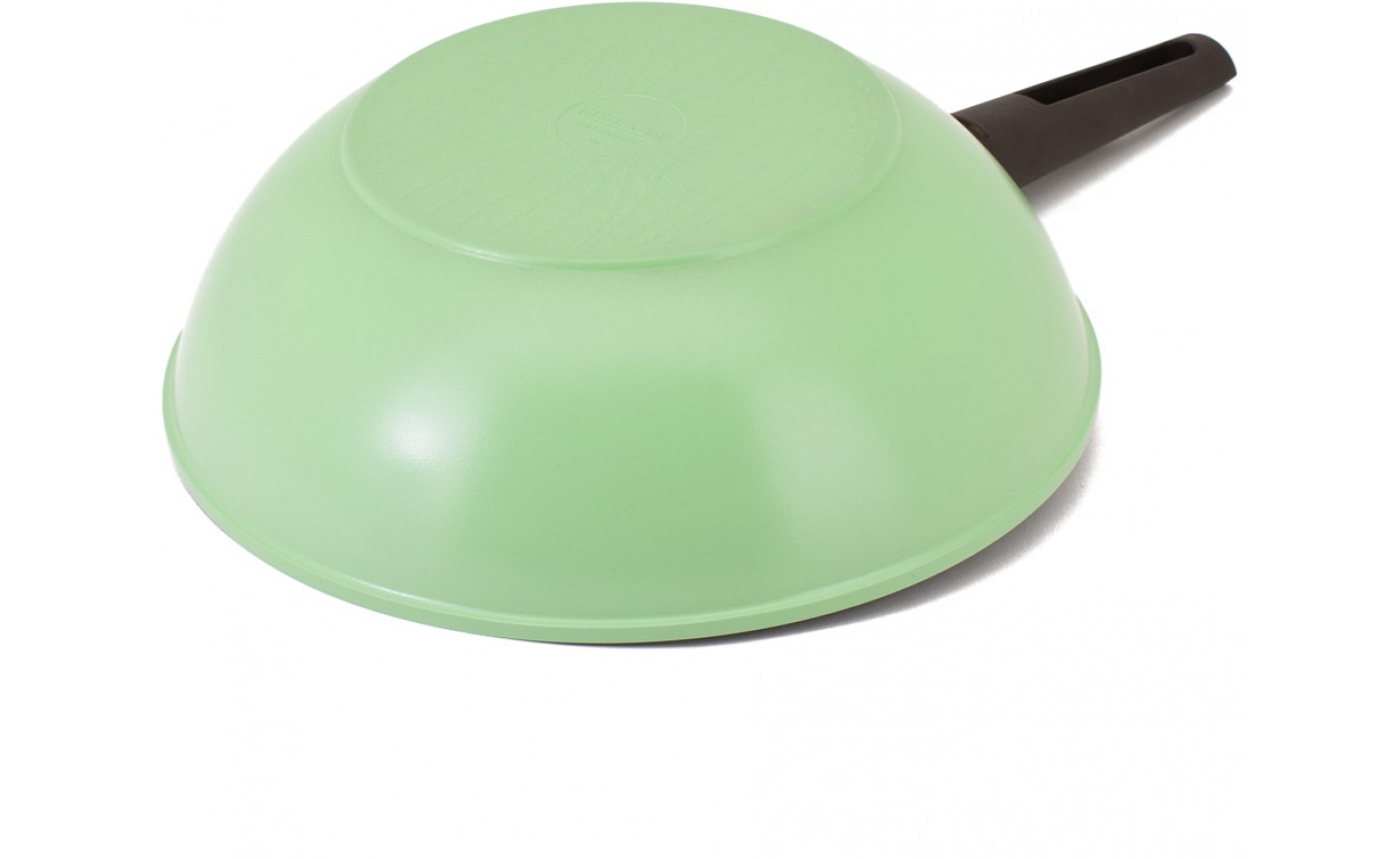 Neoflam 30cm Nature+ Wok Pan Induction (Apple Green) CTW30AG