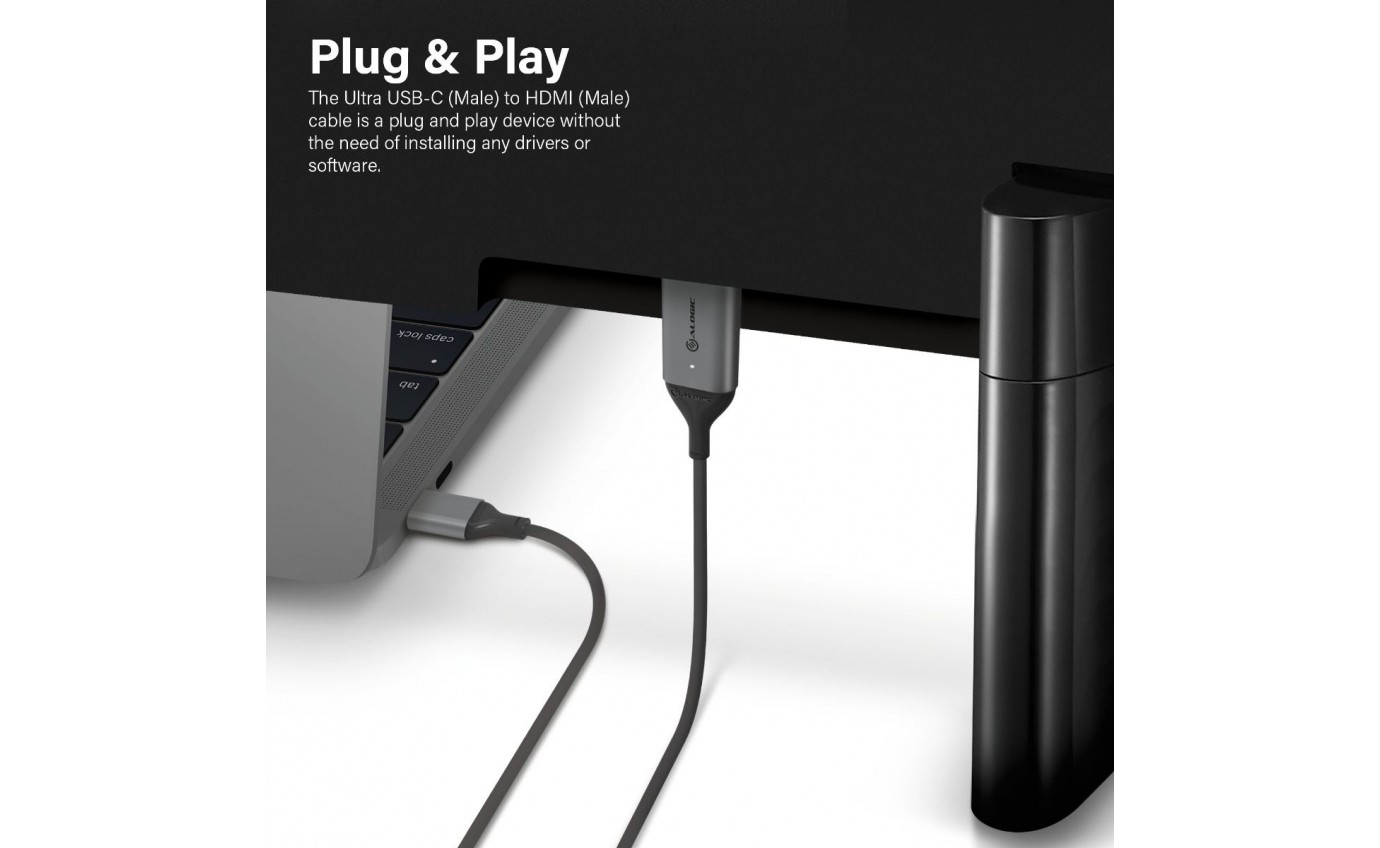 Alogic USB-C to HDMI Cable (1m) ULCHD01SGR