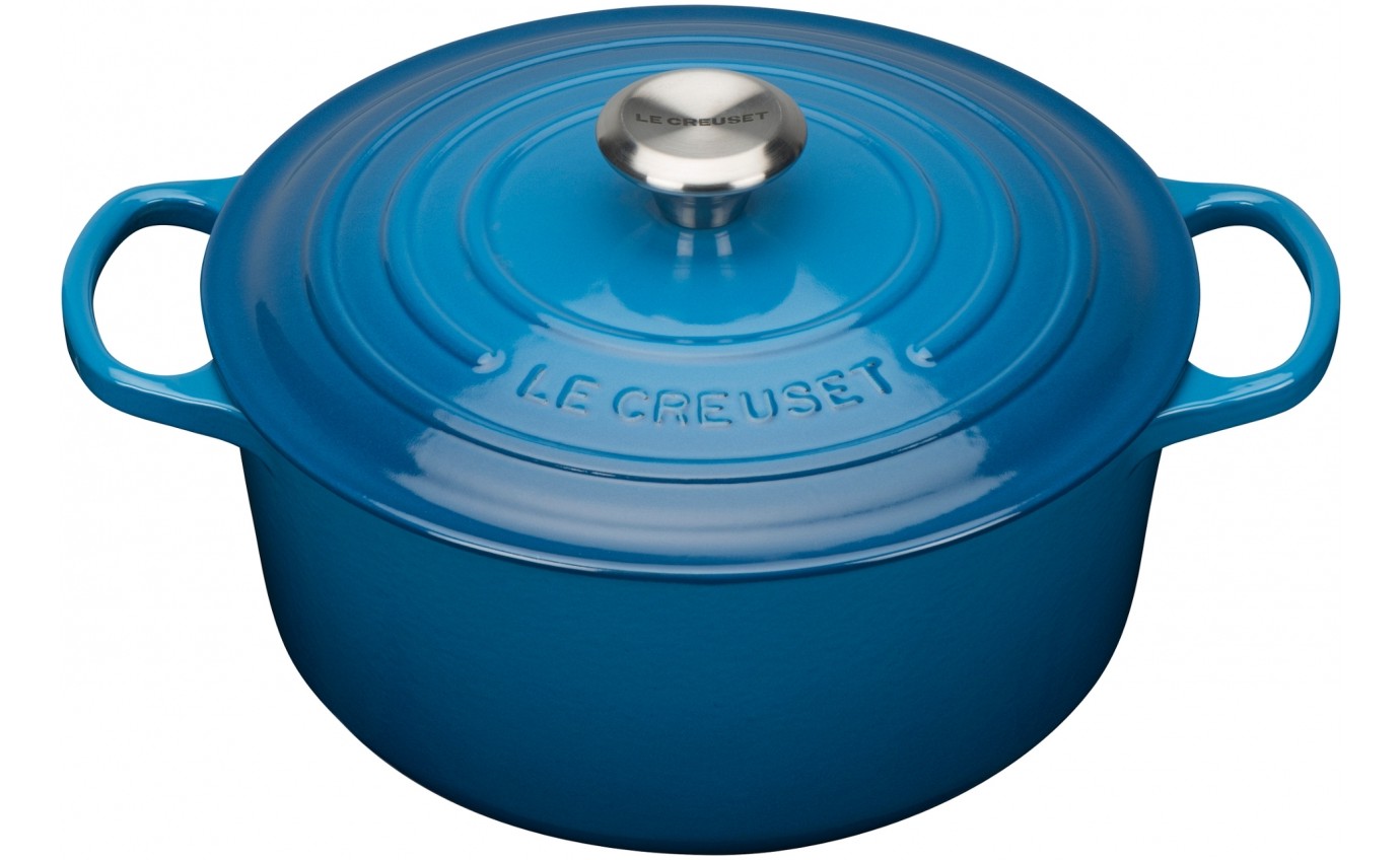 Le Creuset 26cm/5.3L Signature Casserole (Marseille Blue) 21177262002430
