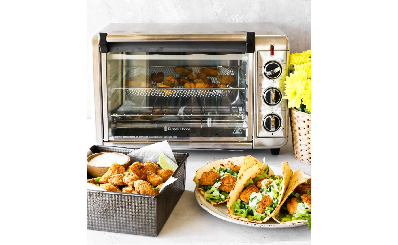 Russell Hobbs Air Fry Crisp 'N Bake Compact Toaster Oven RHTOV25
