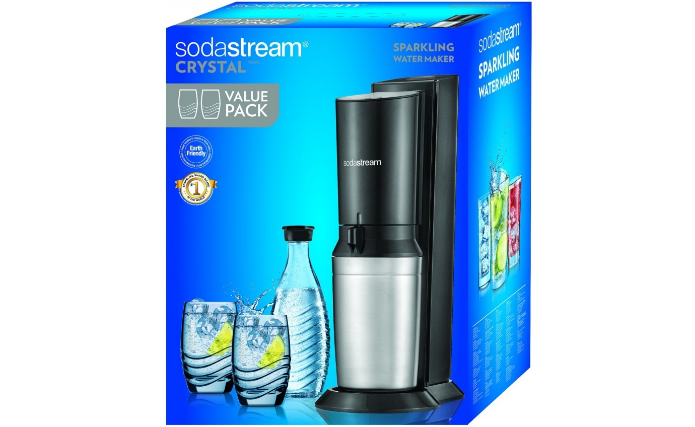 Sodastream Crystal Titan Value Pack (Black & Metal) 1016511614