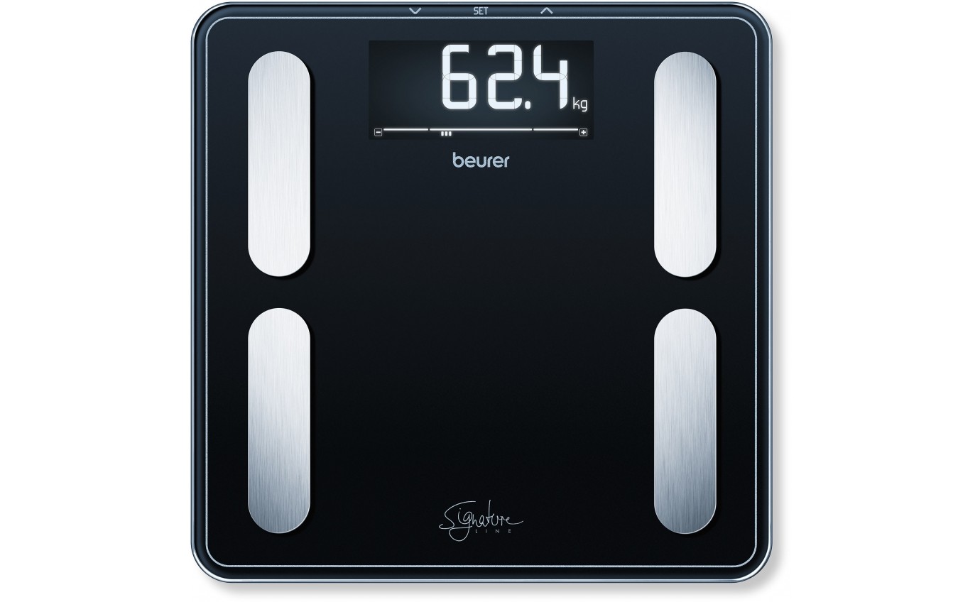 Beurer Signature Line Body Fat Bathroom Scale (Black) BF400B