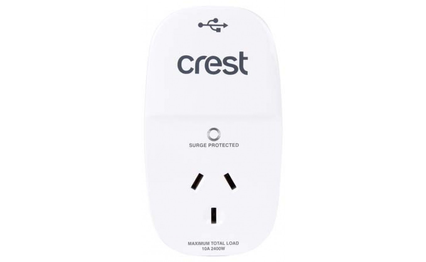 Crest Power Surge Protector with USB Port PWA04975