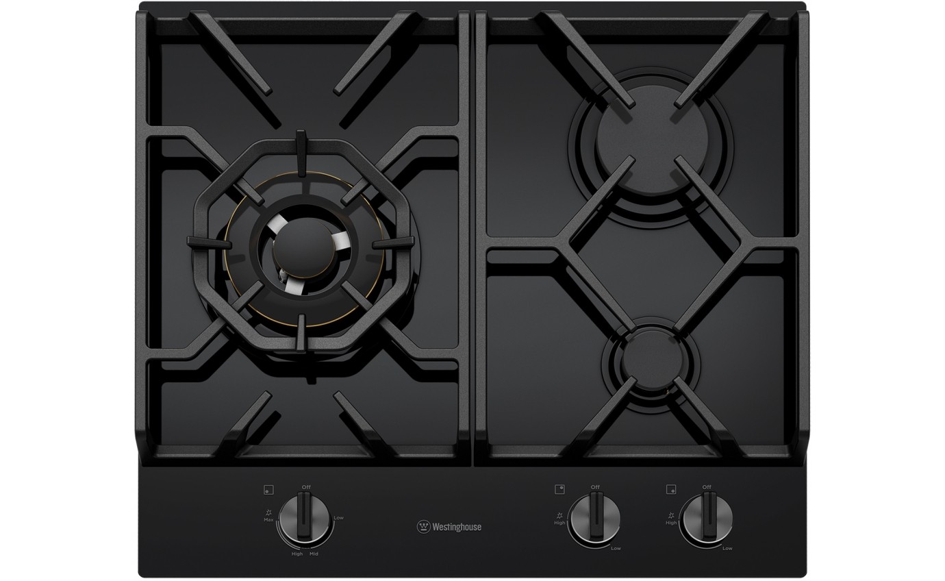 Westinghouse 60cm Gas on Glass Cooktop WHG638BC