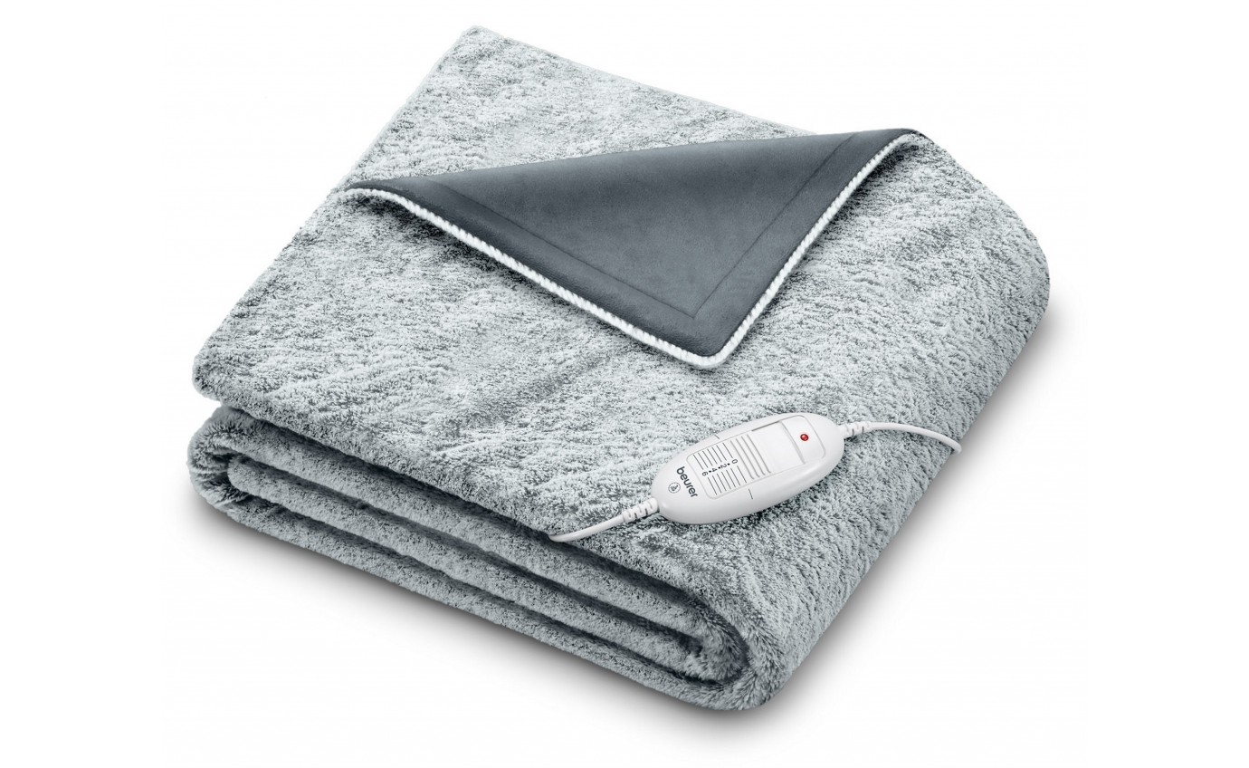 Beurer Nordic Super Cosy Heated Throw (Charcoal Grey) HD75G