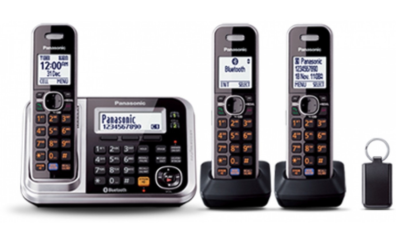 Panasonic DECT Digital Cordless Phone - Triple Pack KXTG7893AZS