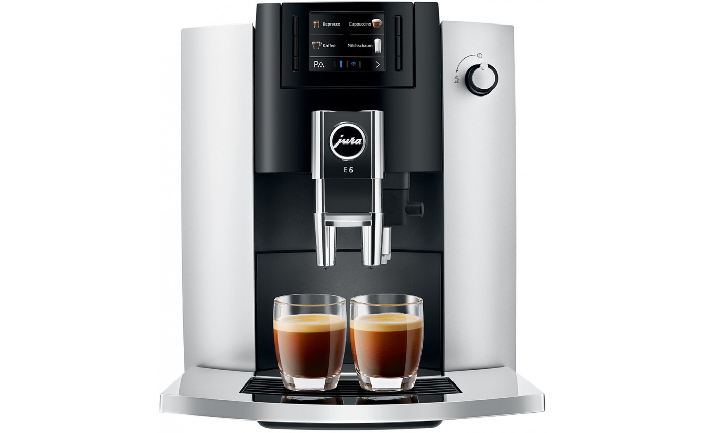 Jura E6 Automatic Coffee Machine (Platinum) 15342