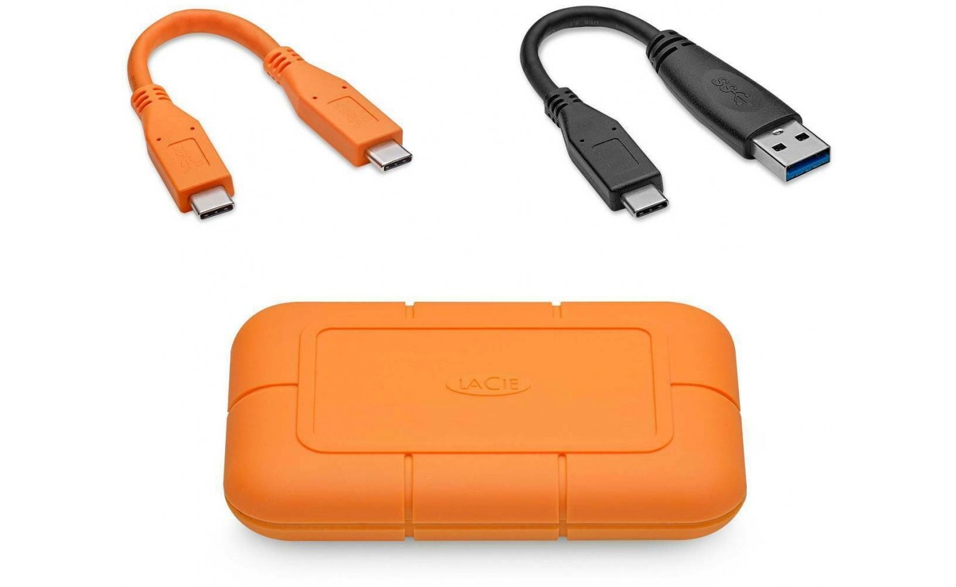 LaCie Rugged USB-C Portable Drive SSD (2TB) STHR2000800