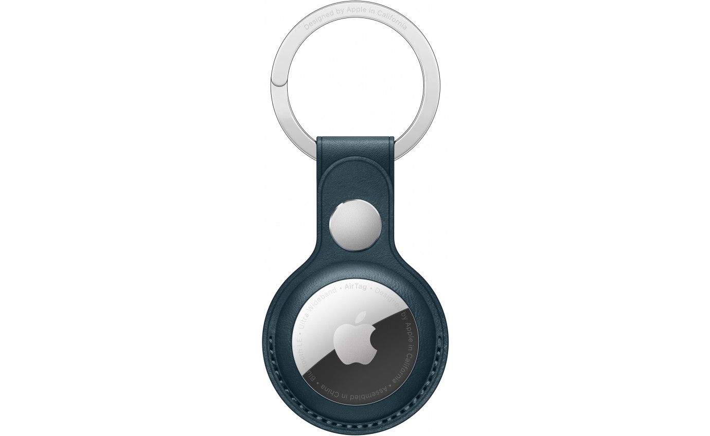 Apple AirTag Leather Key Ring (Baltic Blue) MHJ23FEA