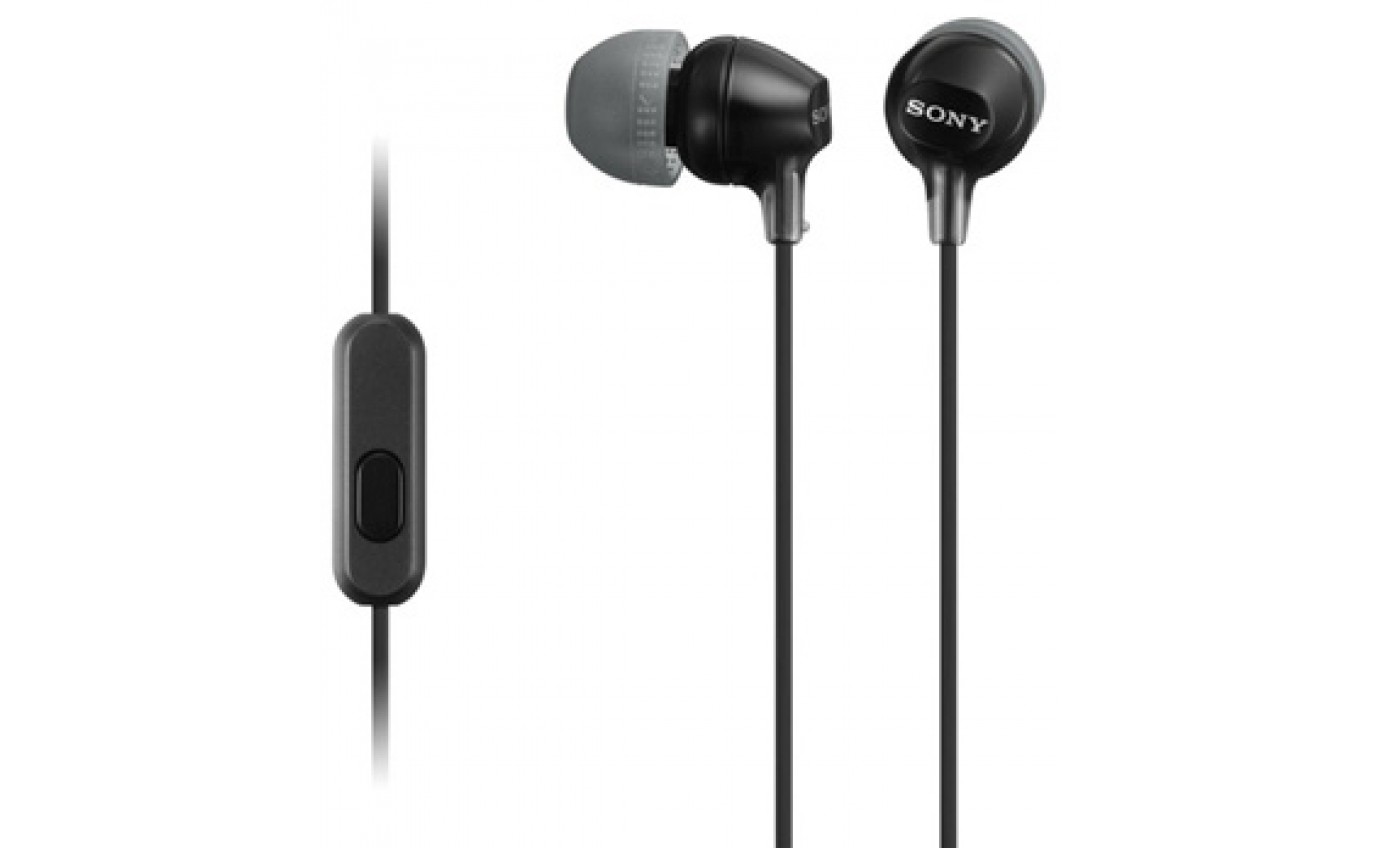 Sony In-Ear Headphones (Black) MDREX15APB