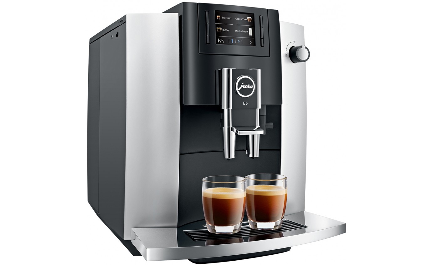 Jura E6 Automatic Coffee Machine (Platinum) 15342