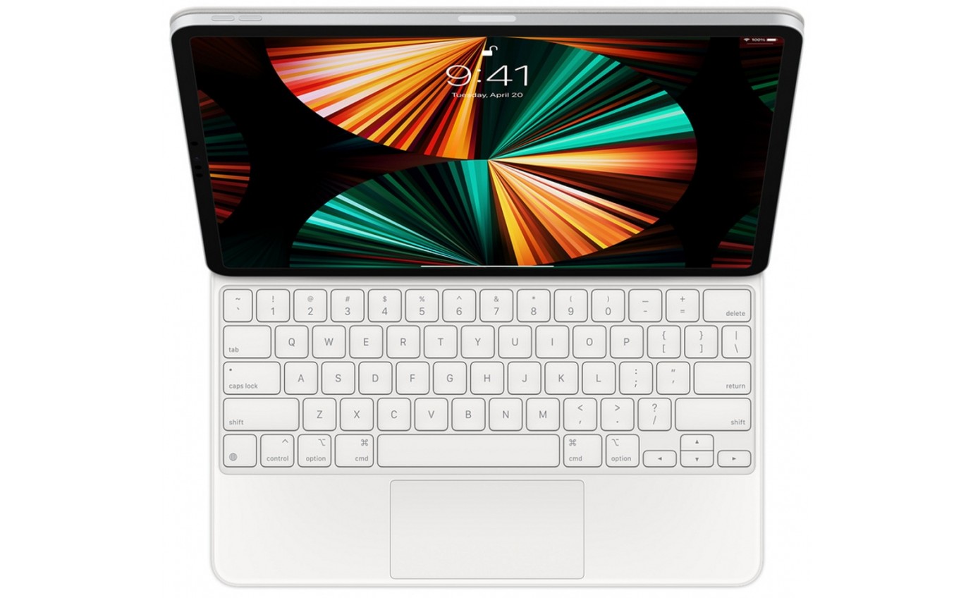 Apple Magic Keyboard for iPad Pro 12.9-inch (3rd/4th/5th Gen) [White] MJQL3ZAA