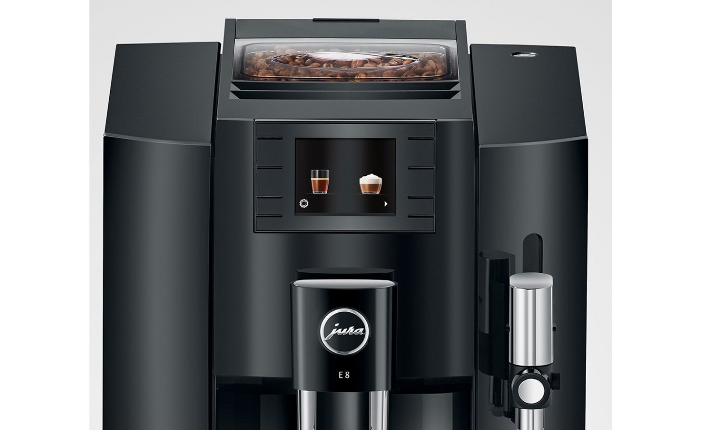 Jura E8 Automatic Coffee Machine (Piano Black) 15372