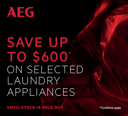 Save Up To $600 On Selected AEG Laundry Appliances