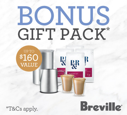 Breville Fathers Day Promotion - Bonus Espresso Gift Pack
