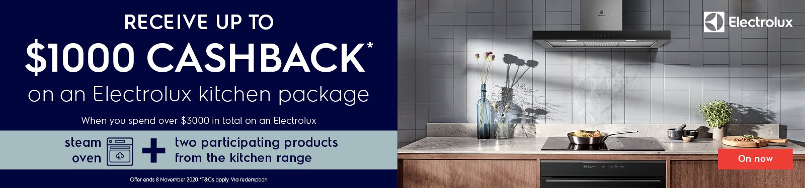 Electrolux Kitchen Cashbacks