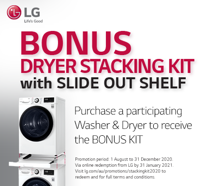 LG Bonus Dryer Stacking Kit White