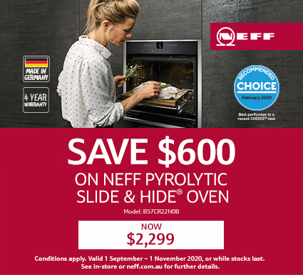 NEFF Save Up To $600 On Selected Ovens