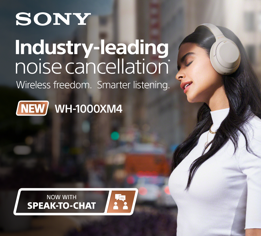 WH1000XM4B Sony Headphones